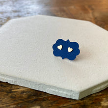 Load image into Gallery viewer, Heart Stud Earrings (gold fill)
