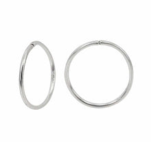 Load image into Gallery viewer, Sleeper Hoops 14 mm 14kt Gold Fill
