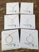 Load image into Gallery viewer, XL Hammered Loop Necklace
