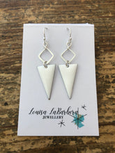 Load image into Gallery viewer, Enamel Triangle Earrings
