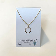 Load image into Gallery viewer, Hammered Loop Necklace small
