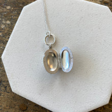 Load image into Gallery viewer, Oval Locket Sterling Silver
