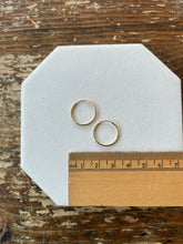 Load image into Gallery viewer, Sleeper Hoops 16 mm 14kt Gold Fill
