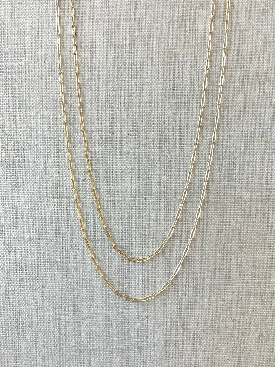 Paperclip Chain Gold Fill