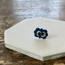 Load image into Gallery viewer, Crescent Moon Stud Earrings - Large
