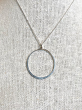 Load image into Gallery viewer, XL Hammered Loop Necklace
