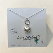 Load image into Gallery viewer, Heart Locket Sterling Silver
