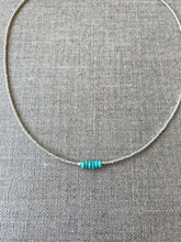 Load image into Gallery viewer, Delicate Faceted Turquoise Layering Necklace
