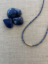 Load image into Gallery viewer, Semi precious bar necklace
