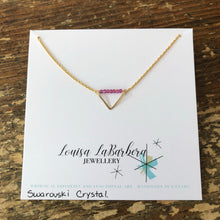 Load image into Gallery viewer, Hammered V Necklace
