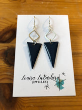 Load image into Gallery viewer, Enamel Triangle Earrings
