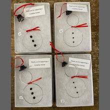 Load image into Gallery viewer, Snow Person Christmas Ornament
