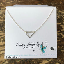 Load image into Gallery viewer, Hammered V Necklace
