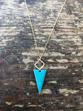 Load image into Gallery viewer, Enamel Triangle Necklace
