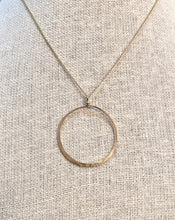 Load image into Gallery viewer, XL Hammered Loop Necklace
